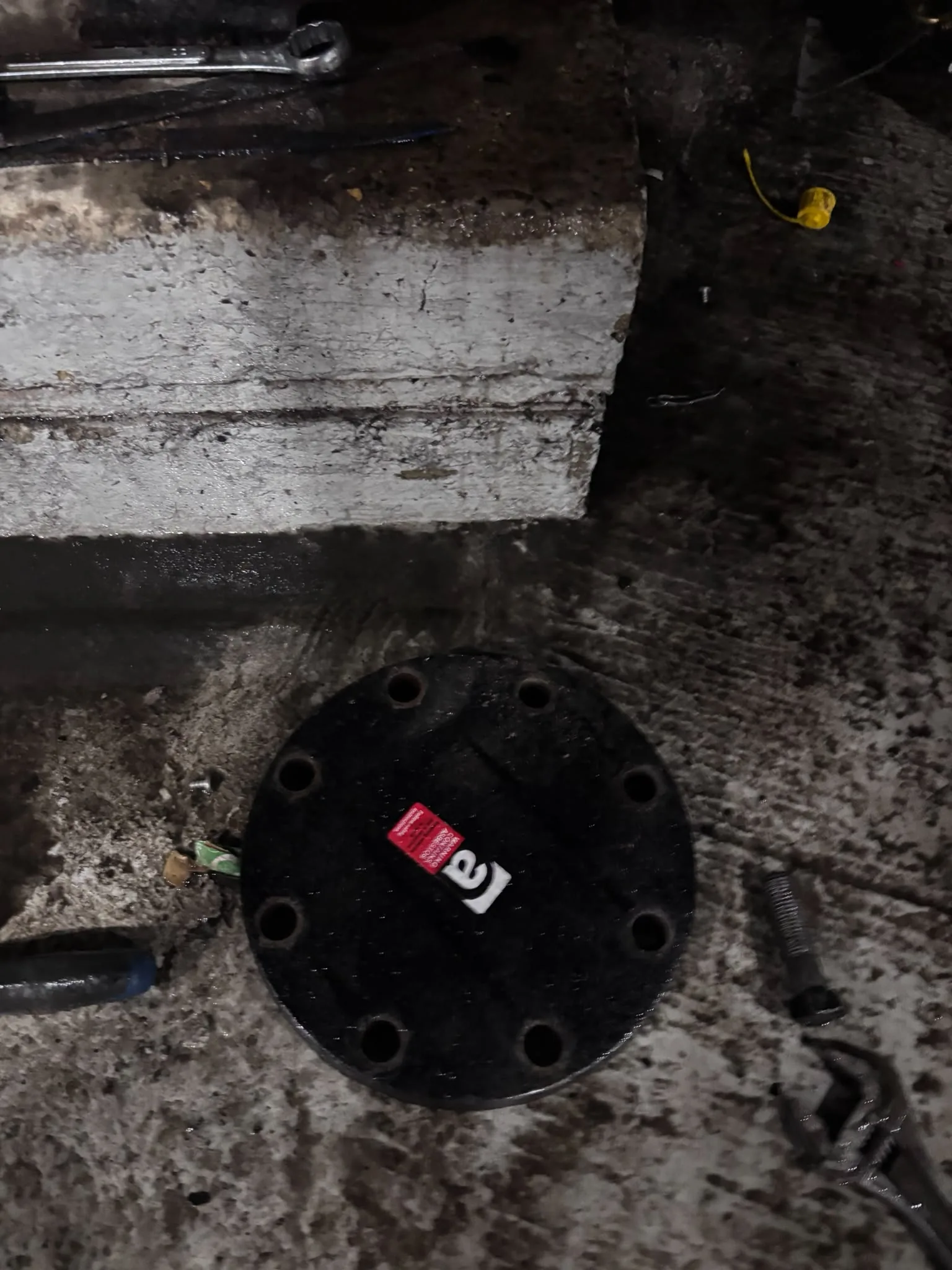 Artex scraping from a concrete ceiling during Stratford refurbishment
